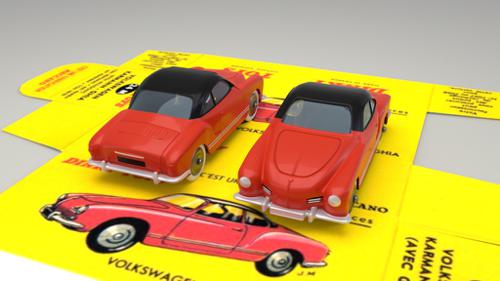 Dinky toys wolkswagen karmann ghia preview image